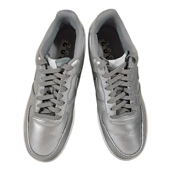 Nike Air Force 1 LV8 Dream Team Metallic Silver Low Sneaker Good Cond - 8.5 - Picture 7 of 11